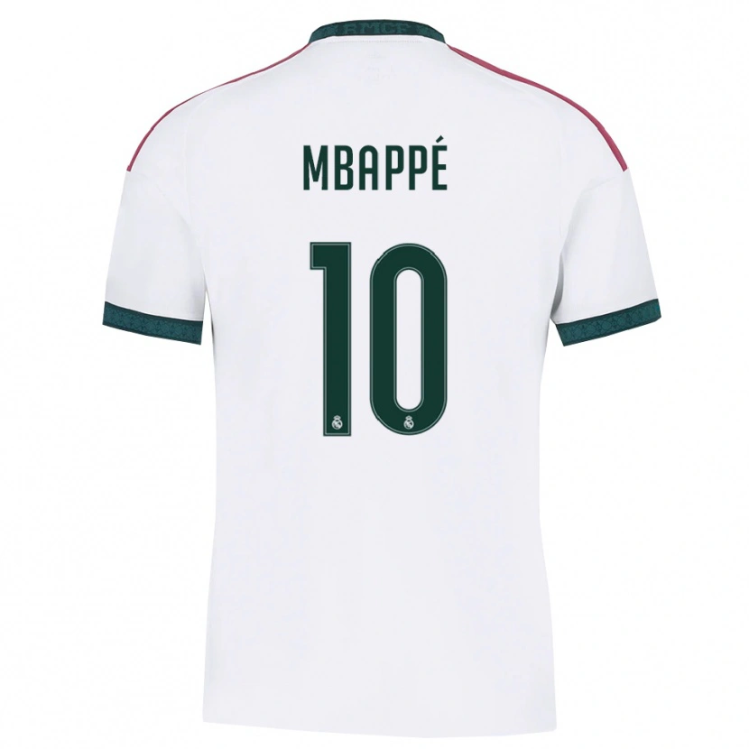 Danxen Dámské Kylian Mbappé #10 Tmavě Zelená Bílá Červená Domů Hráčské Dresy 2026/27 Dres