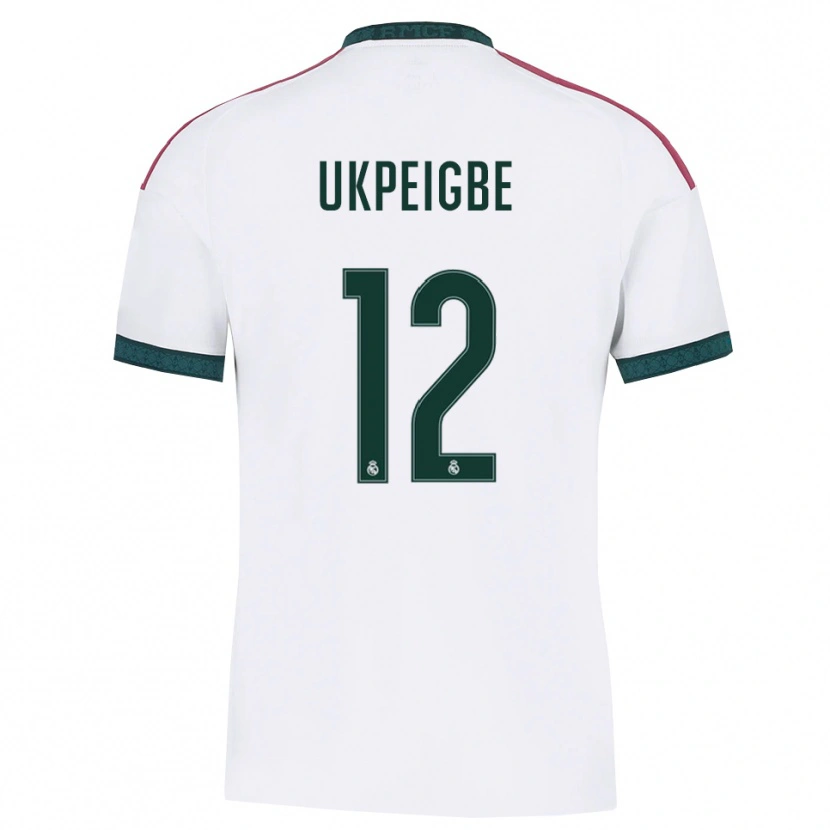 Danxen Dámské Melvin Ukpeigbe #12 Tmavě Zelená Bílá Červená Domů Hráčské Dresy 2026/27 Dres