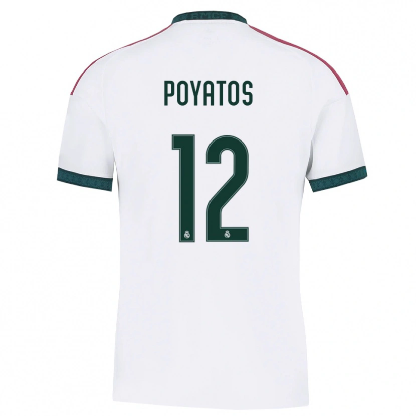 Danxen Dámské Marco Poyatos #12 Tmavě Zelená Bílá Červená Domů Hráčské Dresy 2026/27 Dres