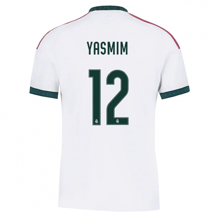Danxen Dámské Yasmim Assis Ribeiro #12 Tmavě Zelená Bílá Červená Domů Hráčské Dresy 2026/27 Dres
