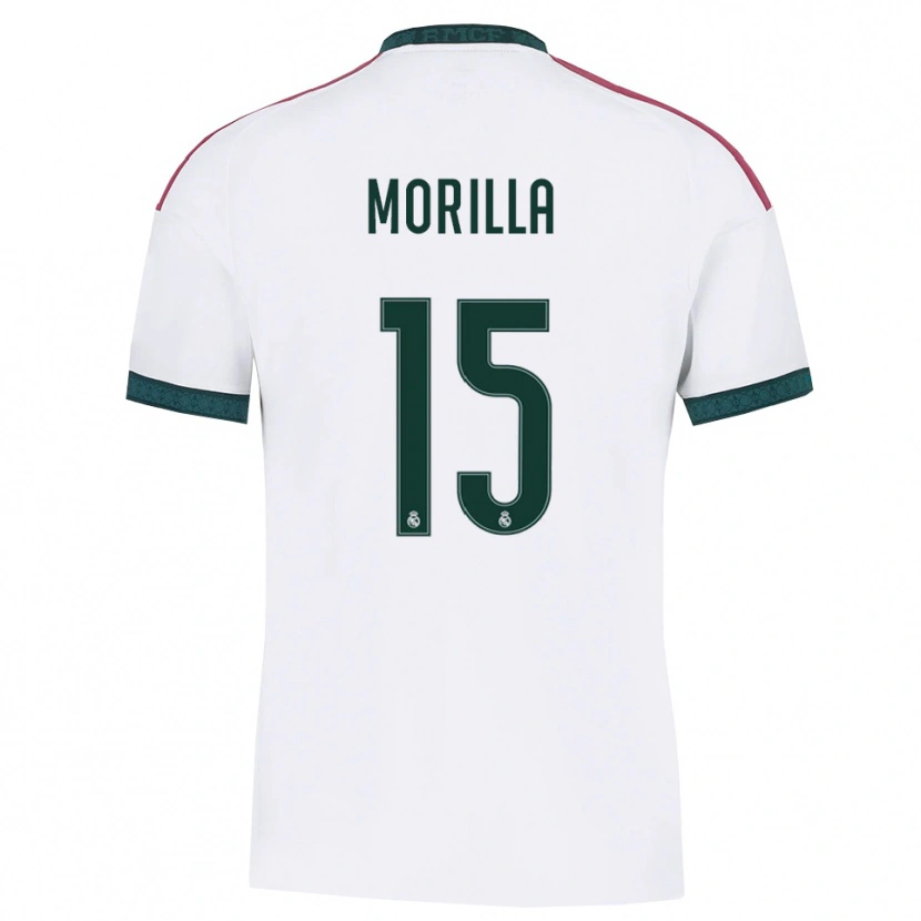 Danxen Dámské Jairo Morilla #15 Tmavě Zelená Bílá Červená Domů Hráčské Dresy 2026/27 Dres