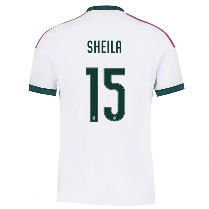 Danxen Dámské Sheila García #15 Tmavě Zelená Bílá Červená Domů Hráčské Dresy 2026/27 Dres