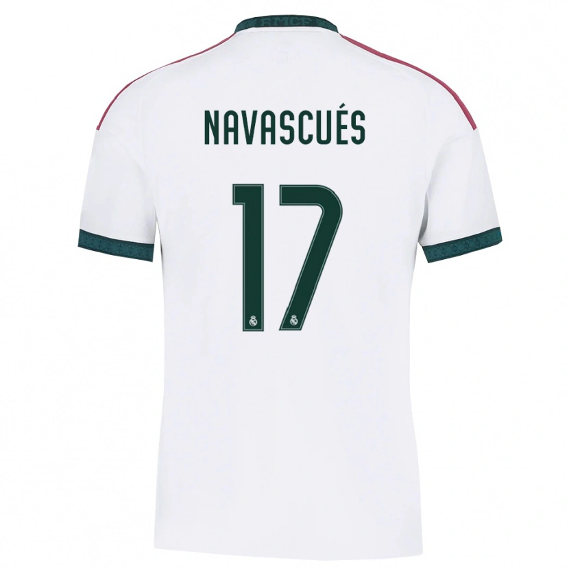 Danxen Dámské Liberto Navascués #17 Tmavě Zelená Bílá Červená Domů Hráčské Dresy 2026/27 Dres