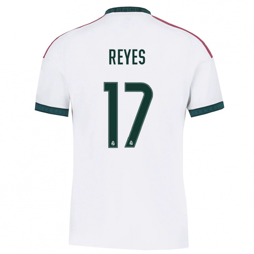 Danxen Dámské José Reyes #17 Tmavě Zelená Bílá Červená Domů Hráčské Dresy 2026/27 Dres
