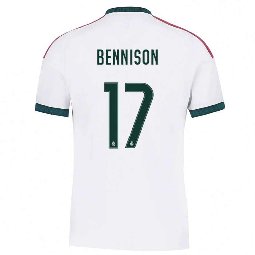 Danxen Dámské Hanna Bennison #17 Tmavě Zelená Bílá Červená Domů Hráčské Dresy 2026/27 Dres