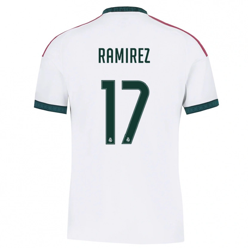 Danxen Dámské Darío Ramirez #17 Tmavě Zelená Bílá Červená Domů Hráčské Dresy 2026/27 Dres