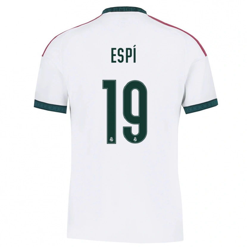 Danxen Dámské Carlos Espí #19 Tmavě Zelená Bílá Červená Domů Hráčské Dresy 2026/27 Dres