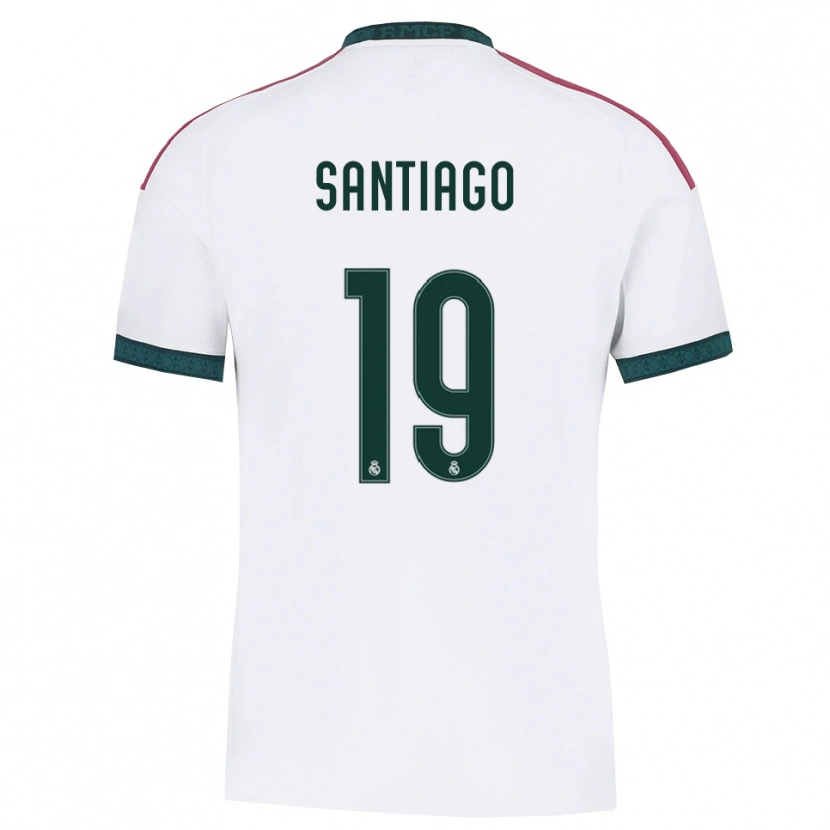 Danxen Dámské Aimar Santiago #19 Tmavě Zelená Bílá Červená Domů Hráčské Dresy 2026/27 Dres