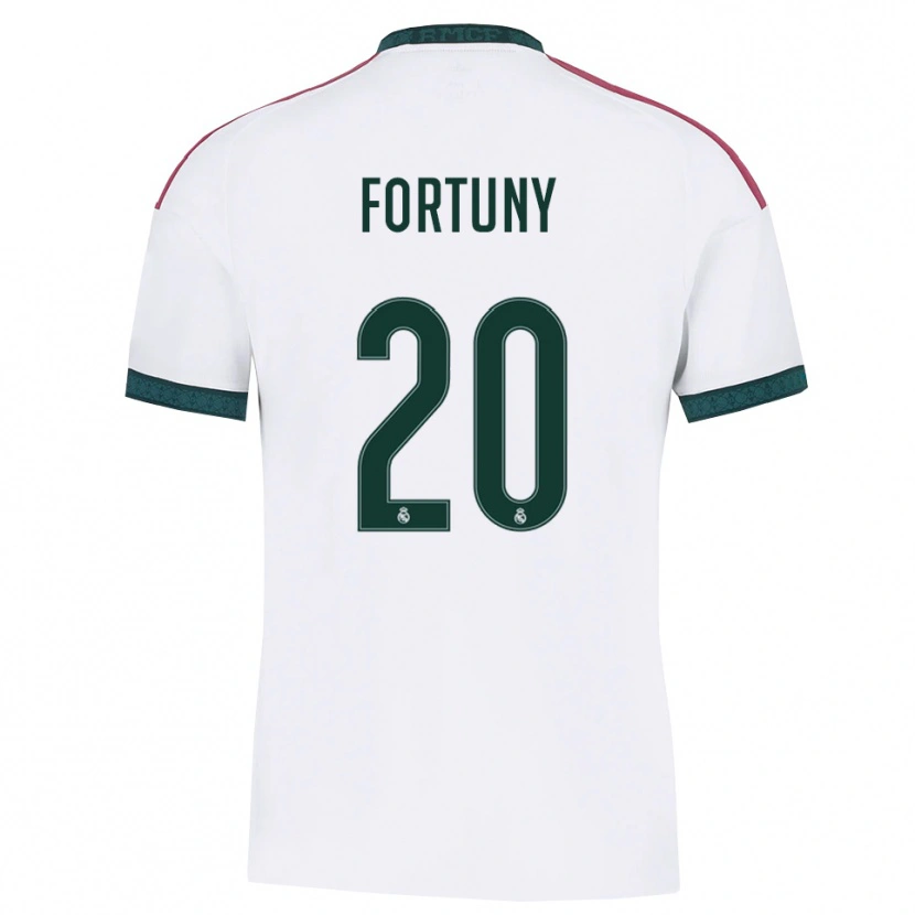 Danxen Dámské Pol Fortuny #20 Tmavě Zelená Bílá Červená Domů Hráčské Dresy 2026/27 Dres