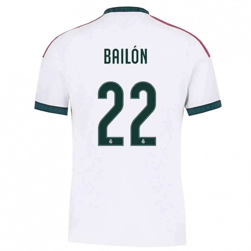Danxen Dámské Javi Bailón #22 Tmavě Zelená Bílá Červená Domů Hráčské Dresy 2026/27 Dres