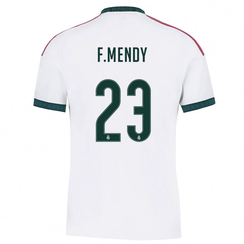Danxen Dámské Ferland Mendy #23 Tmavě Zelená Bílá Červená Domů Hráčské Dresy 2026/27 Dres
