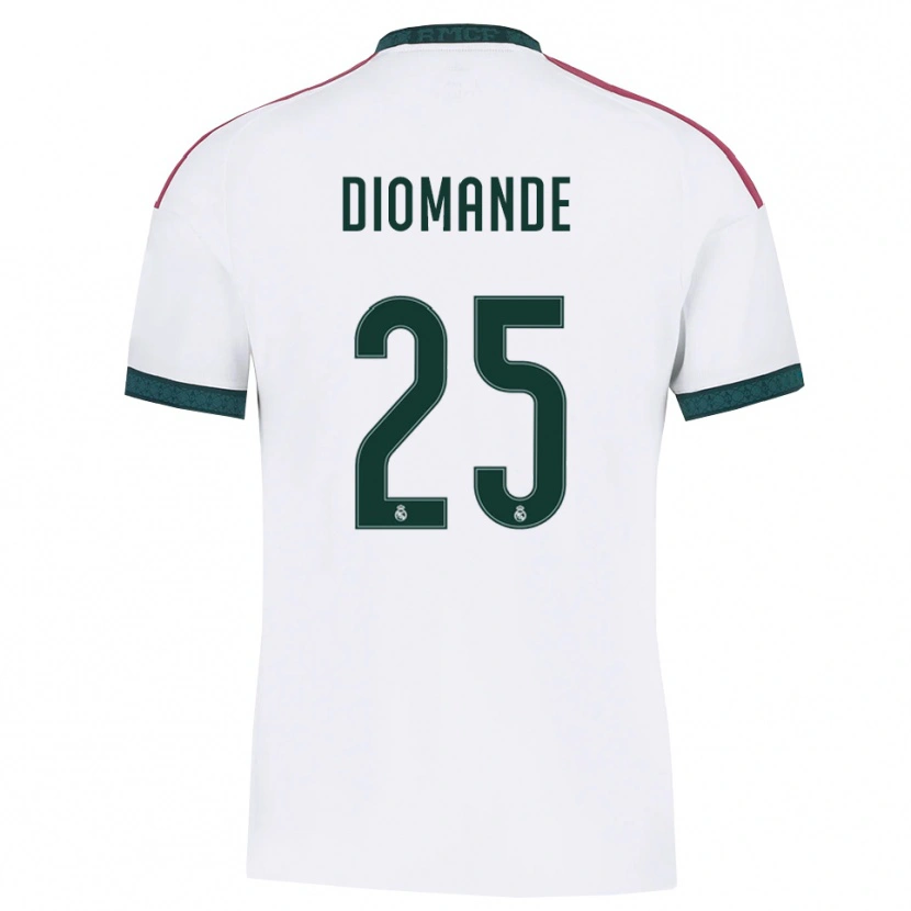 Danxen Dámské Yan Diomande #25 Tmavě Zelená Bílá Červená Domů Hráčské Dresy 2026/27 Dres