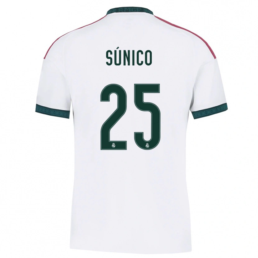 Danxen Dámské Guille Súnico #25 Tmavě Zelená Bílá Červená Domů Hráčské Dresy 2026/27 Dres