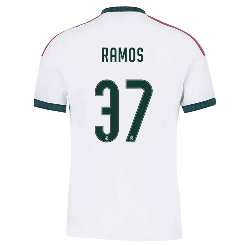 Danxen Dámské Yeremaiah Ramos #37 Tmavě Zelená Bílá Červená Domů Hráčské Dresy 2026/27 Dres