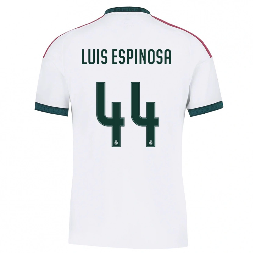 Danxen Dámské José Luis Espinosa #44 Tmavě Zelená Bílá Červená Domů Hráčské Dresy 2026/27 Dres