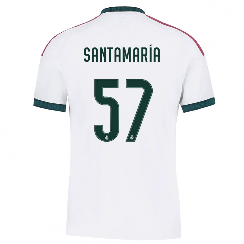Danxen Dámské Fran Santamaría #57 Tmavě Zelená Bílá Červená Domů Hráčské Dresy 2026/27 Dres