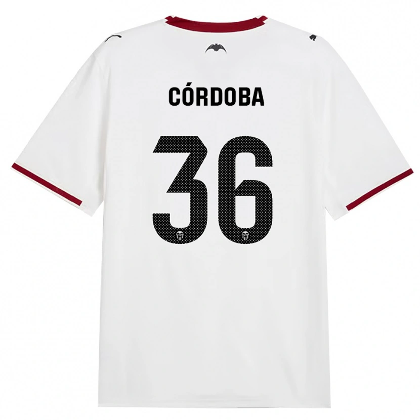 Danxen Dámské Iker Córdoba #36 Černá Bílá Červená Žlutá Domů Hráčské Dresy 2026/27 Dres