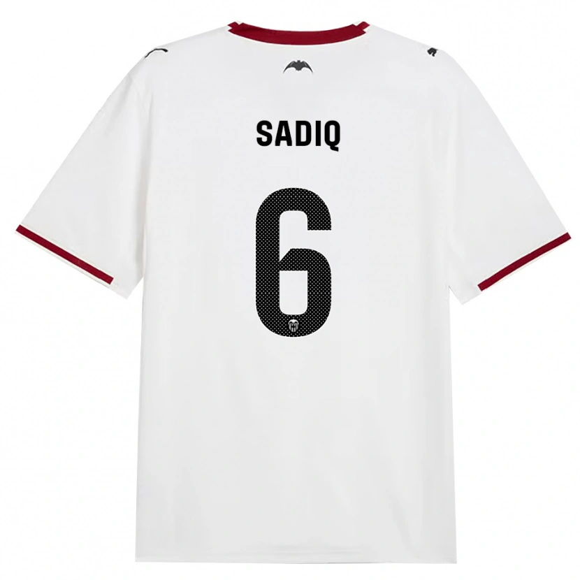 Danxen Dámské Umar Sadiq #6 Černá Bílá Červená Žlutá Domů Hráčské Dresy 2026/27 Dres