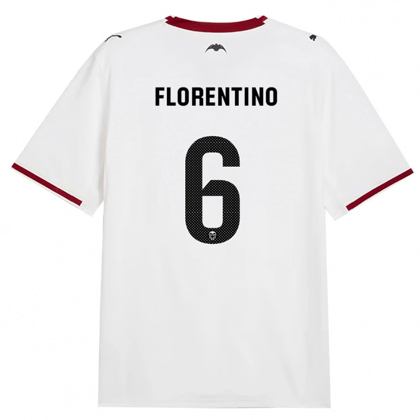 Danxen Dámské Claudia Florentino #6 Černá Bílá Červená Žlutá Domů Hráčské Dresy 2026/27 Dres