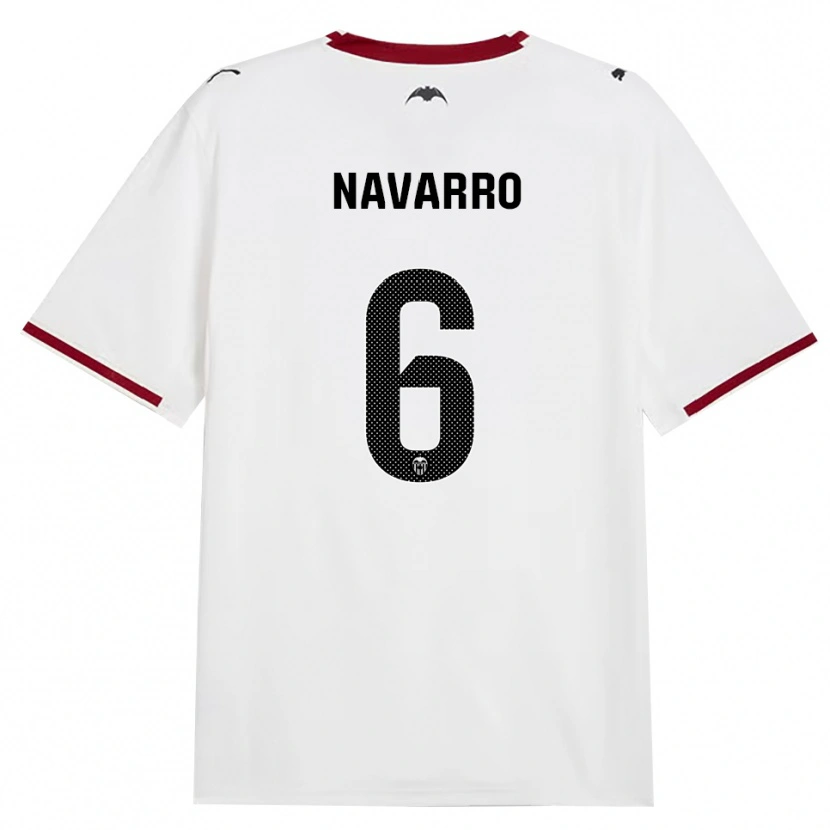 Danxen Dámské Javi Navarro #6 Černá Bílá Červená Žlutá Domů Hráčské Dresy 2026/27 Dres