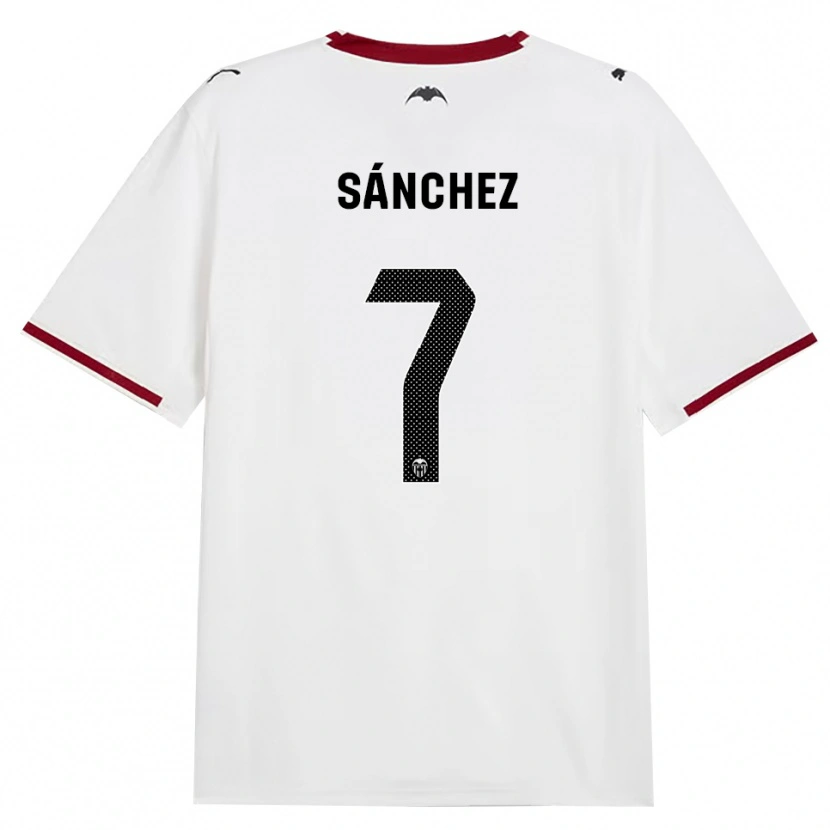 Danxen Dámské Dani Sánchez #7 Černá Bílá Červená Žlutá Domů Hráčské Dresy 2026/27 Dres