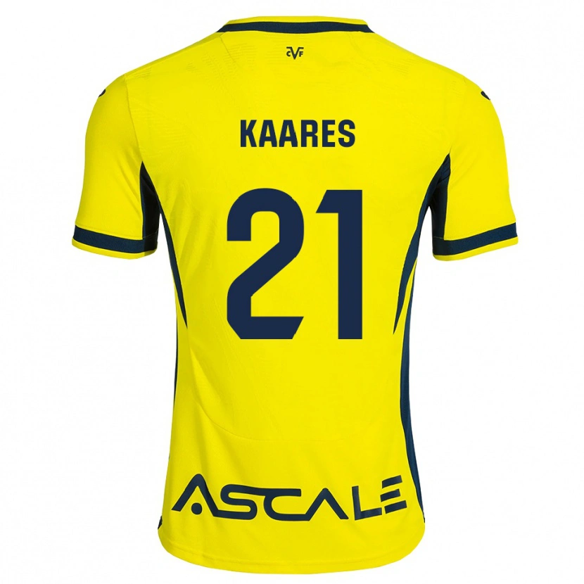 Danxen Dámské Andero Kaares #21 Žlutá Černá Červená Domů Hráčské Dresy 2026/27 Dres