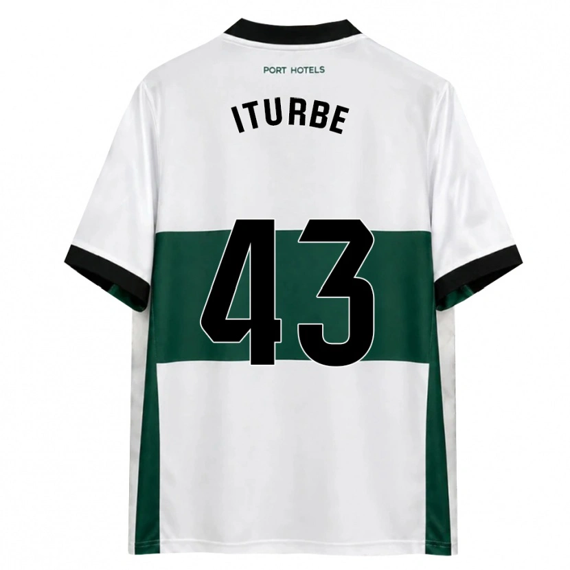 Danxen Dámské Alejandro Iturbe #43 Zelená Bílá Červená Domů Hráčské Dresy 2026/27 Dres