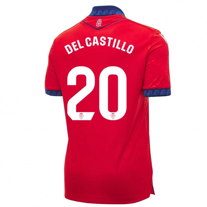 Danxen Dámské Romain Del Castillo #20 Červená Tmavě Modrá Bílá Domů Hráčské Dresy 2026/27 Dres