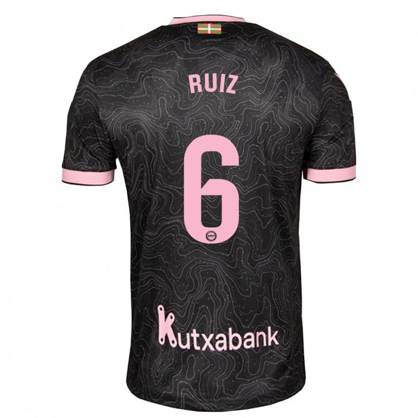 Danxen Dámské Markel Ruiz #6 Černá Růžová Daleko Hráčské Dresy 2026/27 Dres