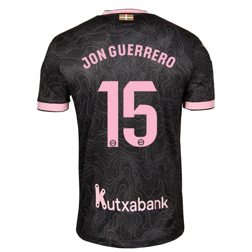 Danxen Dámské Julen Jon Guerrero #15 Černá Růžová Daleko Hráčské Dresy 2026/27 Dres