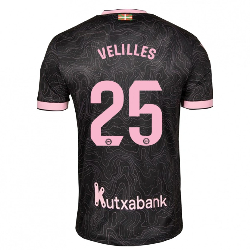 Danxen Dámské Luis Velilles #25 Černá Růžová Daleko Hráčské Dresy 2026/27 Dres