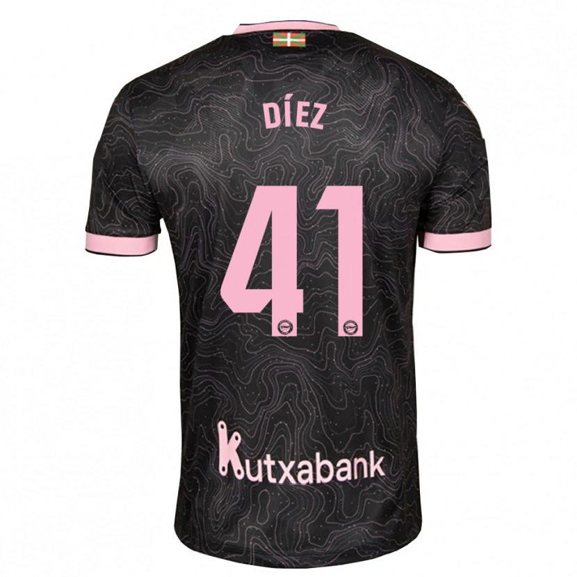Danxen Dámské Victor Díez #41 Černá Růžová Daleko Hráčské Dresy 2026/27 Dres