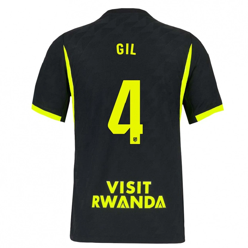Danxen Dámské Miguel Gil #4 Jasně Zelená Černá Daleko Hráčské Dresy 2026/27 Dres
