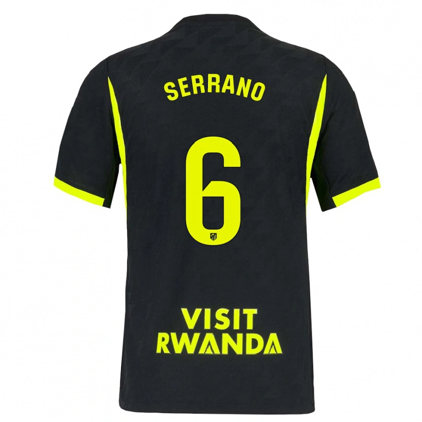 Danxen Dámské Javi Serrano #6 Jasně Zelená Černá Daleko Hráčské Dresy 2026/27 Dres