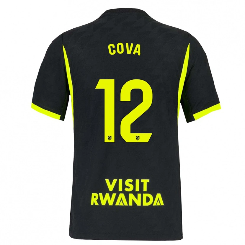 Danxen Dámské Adrian Cova #12 Jasně Zelená Černá Daleko Hráčské Dresy 2026/27 Dres