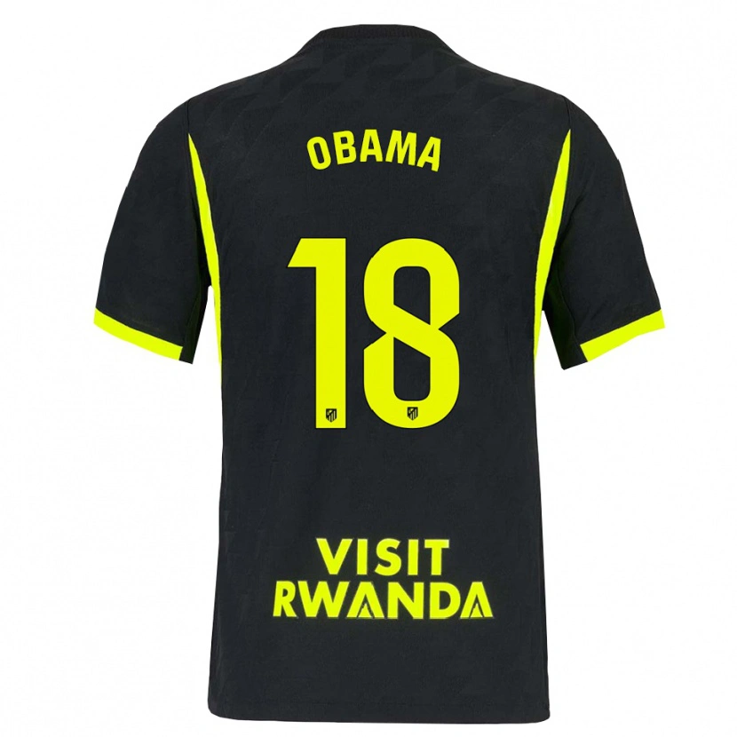 Danxen Dámské Gabriel Obama #18 Jasně Zelená Černá Daleko Hráčské Dresy 2026/27 Dres