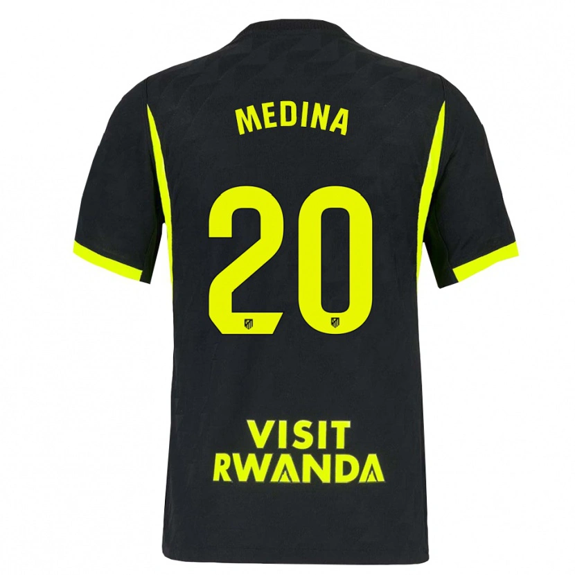 Danxen Dámské Andrea Medina #20 Jasně Zelená Černá Daleko Hráčské Dresy 2026/27 Dres