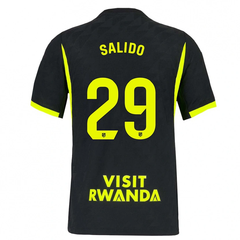 Danxen Dámské Alberto Salido #29 Jasně Zelená Černá Daleko Hráčské Dresy 2026/27 Dres