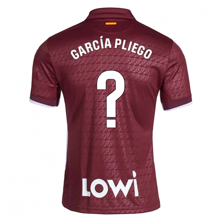 Danxen Dámské Hugo García Pliego #0 Tmavě Červená Bílá Daleko Hráčské Dresy 2026/27 Dres