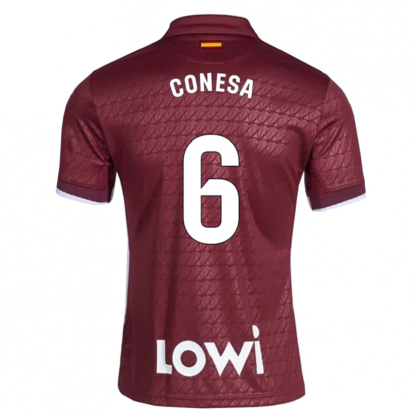 Danxen Dámské Nico Conesa #6 Tmavě Červená Bílá Daleko Hráčské Dresy 2026/27 Dres