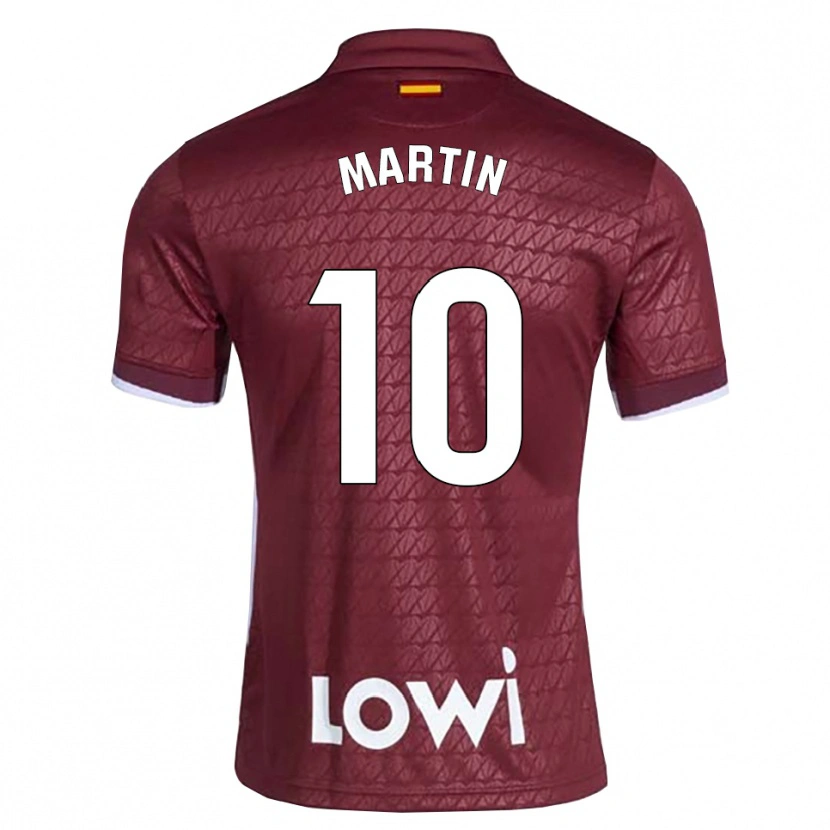 Danxen Dámské Adrián Martín #10 Tmavě Červená Bílá Daleko Hráčské Dresy 2026/27 Dres