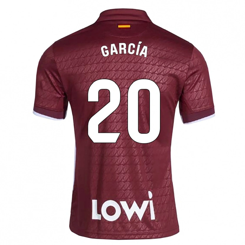 Danxen Dámské Álex García #20 Tmavě Červená Bílá Daleko Hráčské Dresy 2026/27 Dres