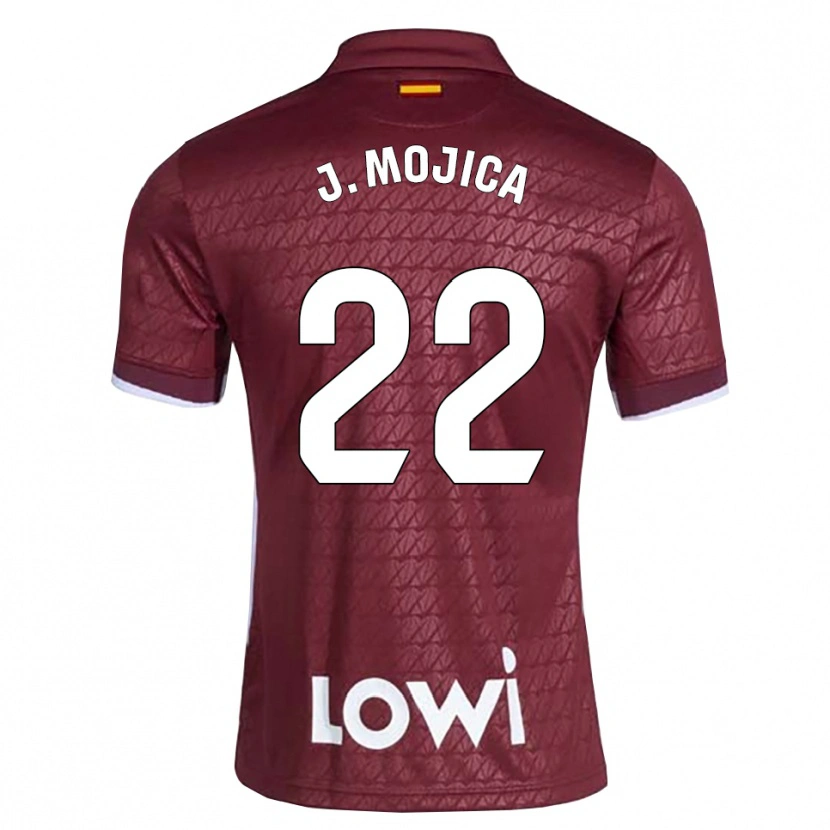 Danxen Dámské Johan Mojica #22 Tmavě Červená Bílá Daleko Hráčské Dresy 2026/27 Dres