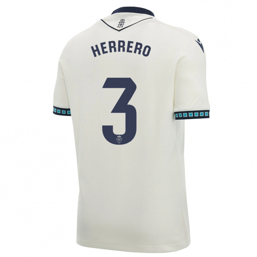 Danxen Dámské Toni Herrero #3 Bílá Černá Světle Nebesky Modrá Daleko Hráčské Dresy 2026/27 Dres