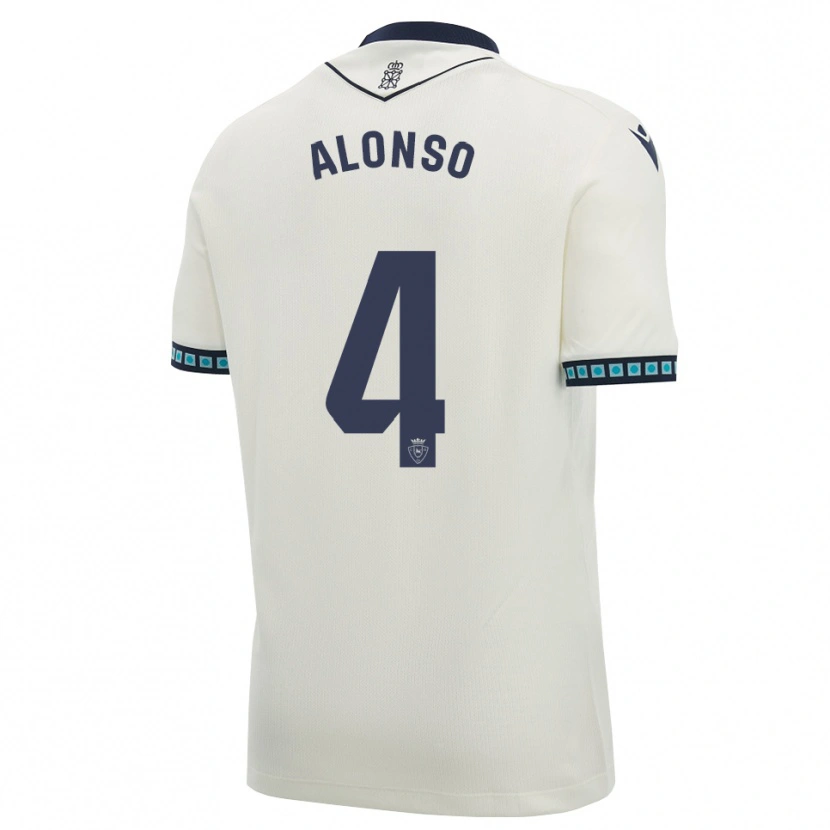 Danxen Dámské Ander Alonso #4 Bílá Černá Světle Nebesky Modrá Daleko Hráčské Dresy 2026/27 Dres