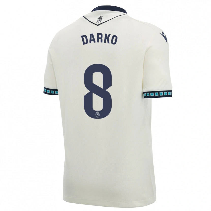 Danxen Dámské Darko Brasanac #8 Bílá Černá Světle Nebesky Modrá Daleko Hráčské Dresy 2026/27 Dres