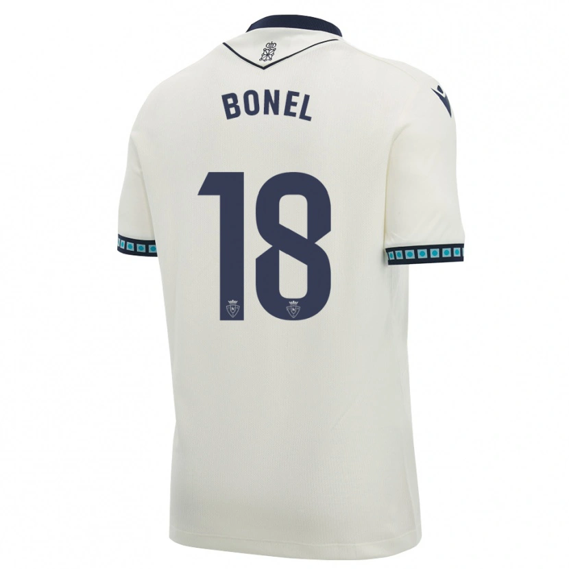 Danxen Dámské Aimar Bonel #18 Bílá Černá Světle Nebesky Modrá Daleko Hráčské Dresy 2026/27 Dres