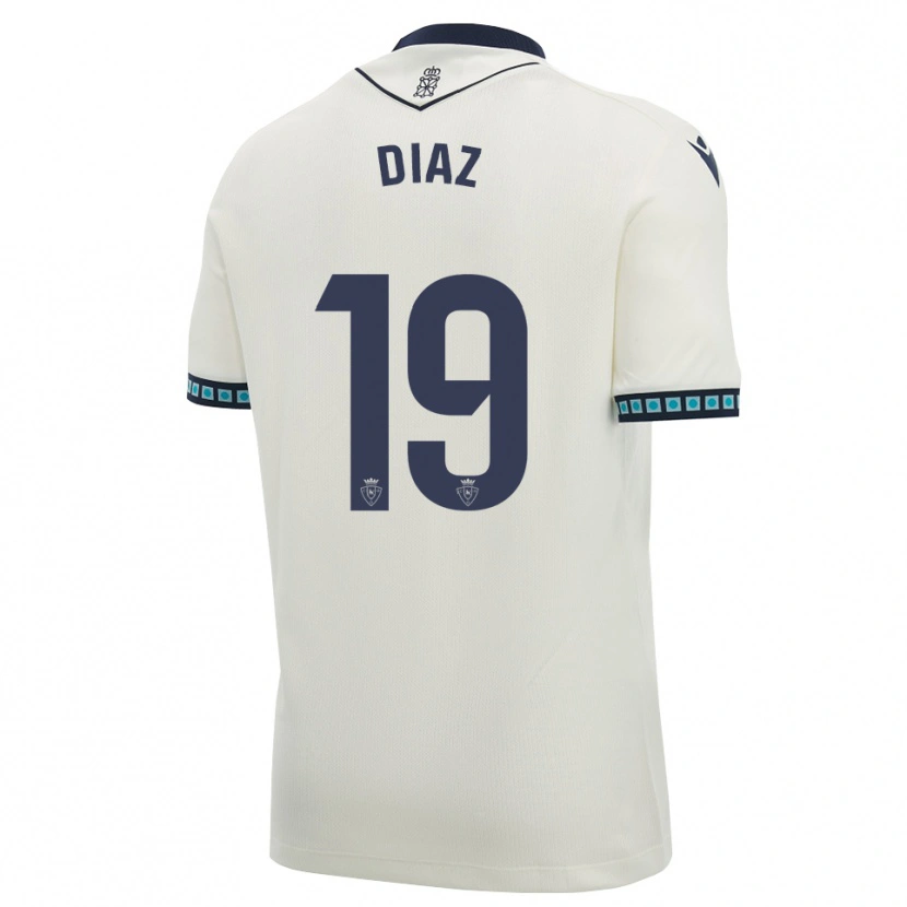 Danxen Dámské Lucas Diaz #19 Bílá Černá Světle Nebesky Modrá Daleko Hráčské Dresy 2026/27 Dres