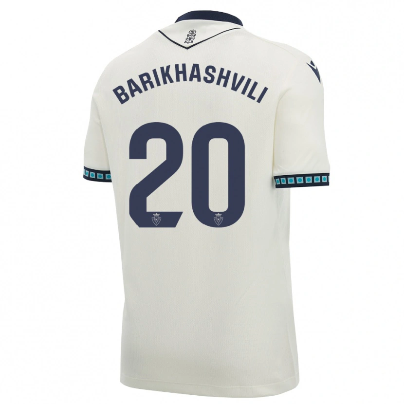 Danxen Dámské Nika Barikhashvili #20 Bílá Černá Světle Nebesky Modrá Daleko Hráčské Dresy 2026/27 Dres