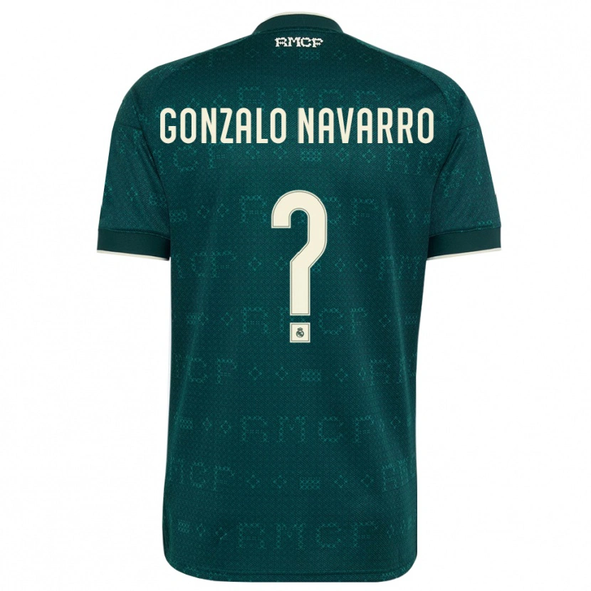 Danxen Dámské Gonzalo Navarro #0 Tmavě Šedá Bílá Daleko Hráčské Dresy 2026/27 Dres
